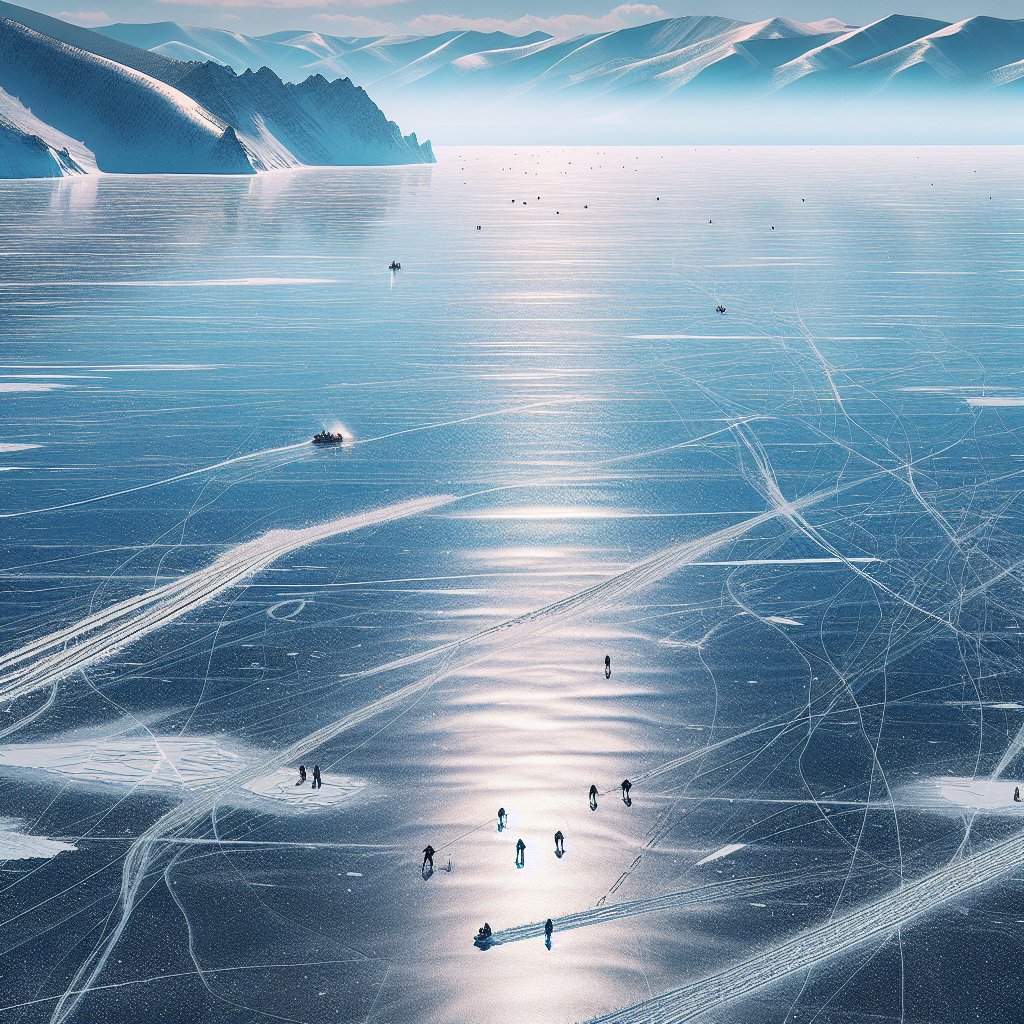 Baikal Lake, the deepest and oldest freshwater lake, ideal for ice fishing